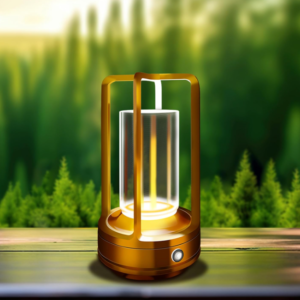 Cordless Rechargeable Outdoor Table Lamp Portable LED Camping Light Adjustable Color Temperature Touch Control Lamp for Patio and Indoor Use