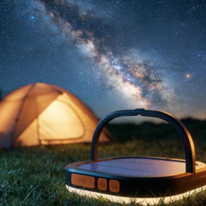Rechargeable LED Camping Lantern Solar Outdoor Light with Multiple Lighting Modes USB Charging Portable Emergency Flashlight for Camping Hiking and Home Use