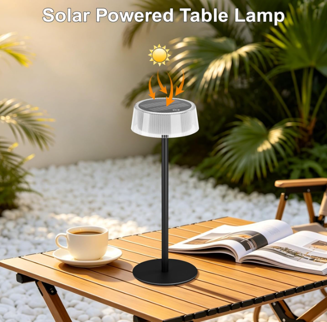 Cordless Rechargeable LED Table Lamp Portable Touch Dimmable Lantern for Bedroom Living Room Dining Table and Outdoor Camping - Image 2
