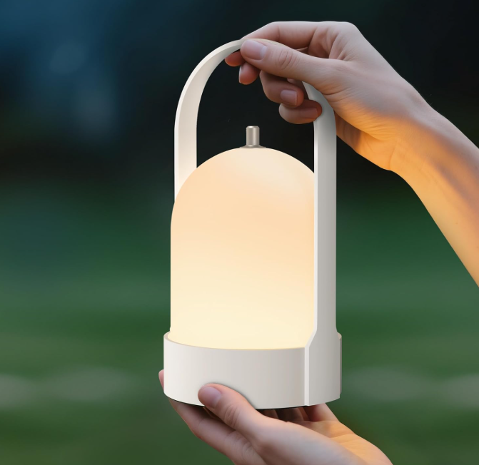 Rechargeable Cordless Table Lamp Indoor Outdoor LED Lantern with Adjustable Brightness Portable Light for Bedroom Living Room Restaurant and Patio