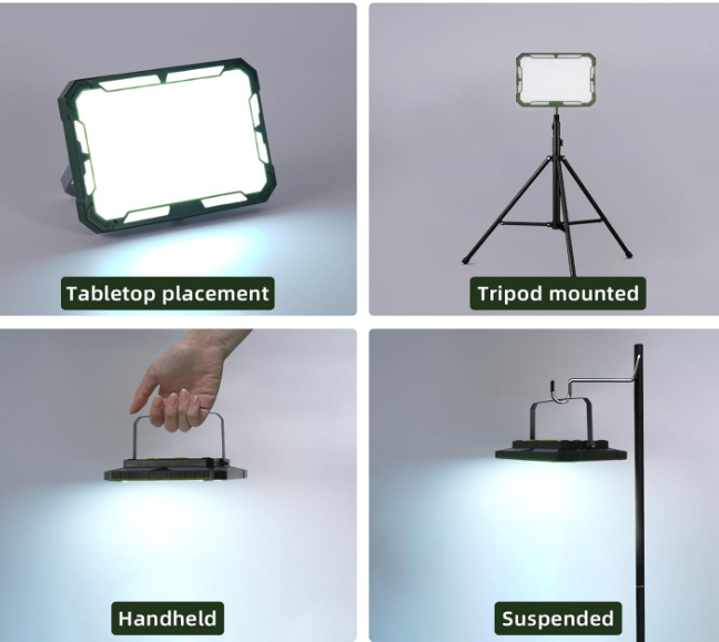 Rechargeable Campfire Night Light Portable LED Decorative Lamp with Soft Light Effect for Kids Room Home Decoration and Camping Trips - Image 2