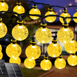 Outdoor String Lights Waterproof Hanging LED Bulb Lights Connectable Decorative Lighting for Patio Camping Wedding Party Pool and Yard