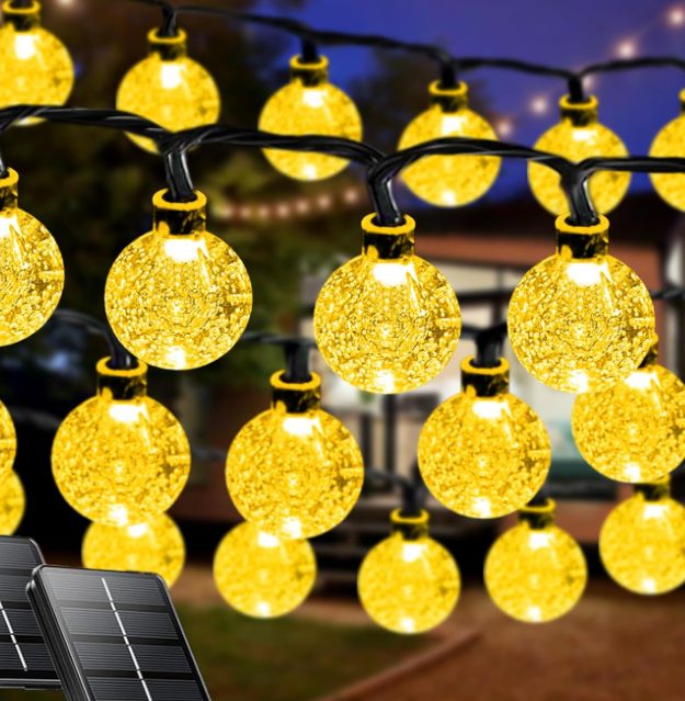 Outdoor String Lights Waterproof Hanging LED Bulb Lights Connectable Decorative Lighting for Patio Camping Wedding Party Pool and Yard
