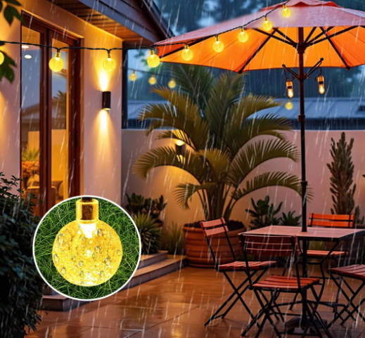 Outdoor String Lights Waterproof Hanging LED Bulb Lights Connectable Decorative Lighting for Patio Camping Wedding Party Pool and Yard - Image 2